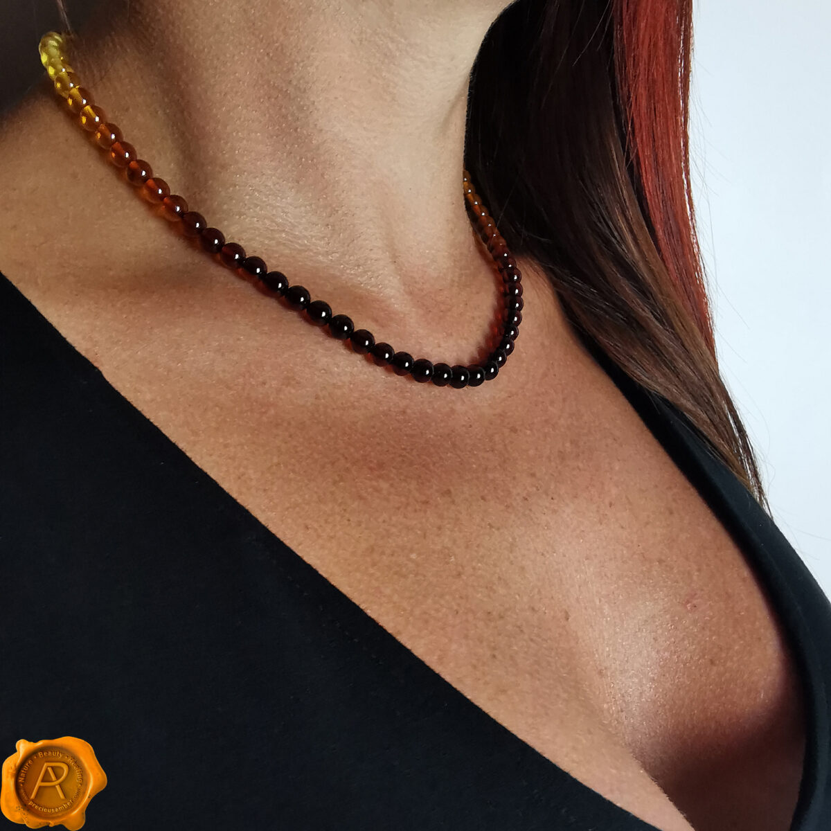 Amber Rainbow Necklace - Image 2
