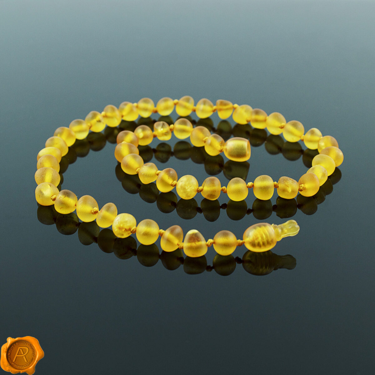 Orange Amber Necklace - Image 1