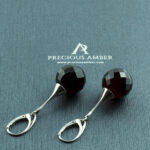 Luxurious Cherry Amber Earrings