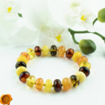 Amber Rainbow Gold Bracelet - Image 3