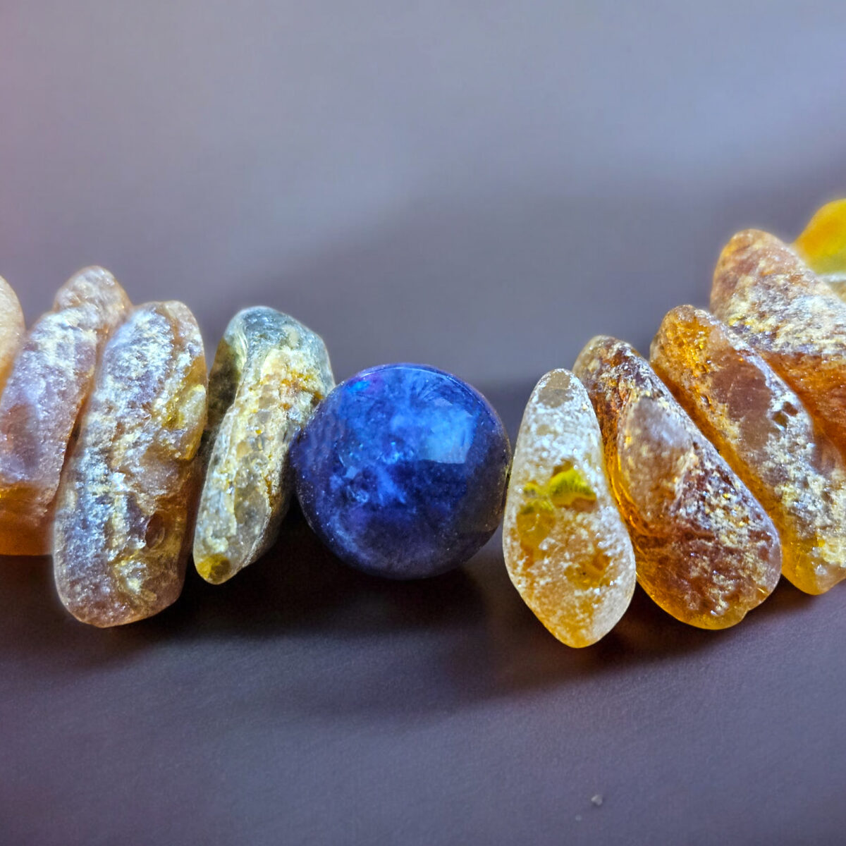 Amber Amethyst Pet Collar - Image 4