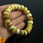 Raw Amber Unisex Bracelet - Image 2