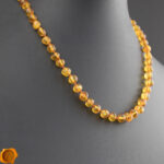 Raw Orange Amber Healing Necklace