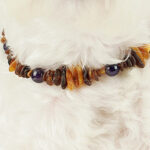 Amber Amethyst Pet Collar - Image 2