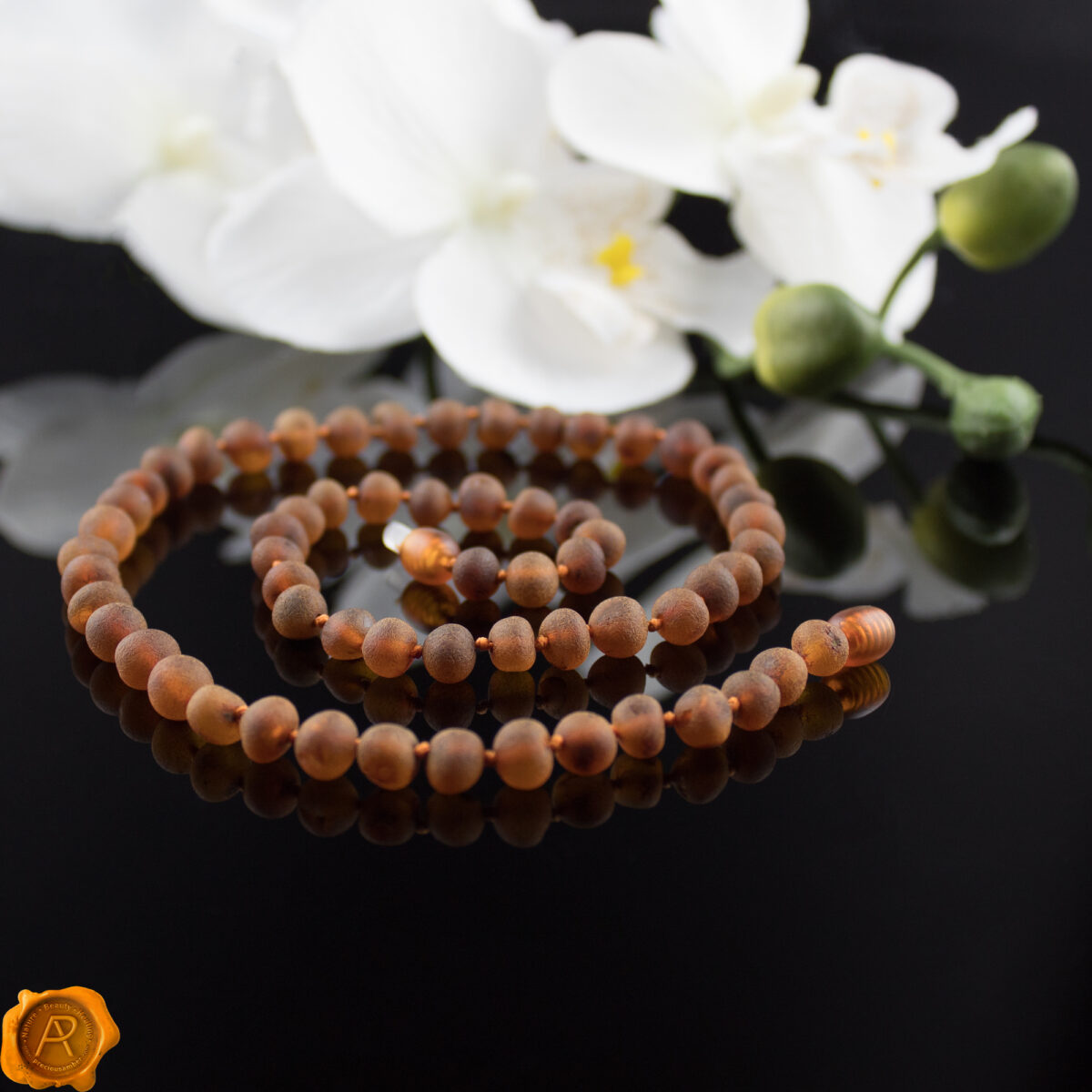 Raw Honey Amber Healing Necklace - Image 3