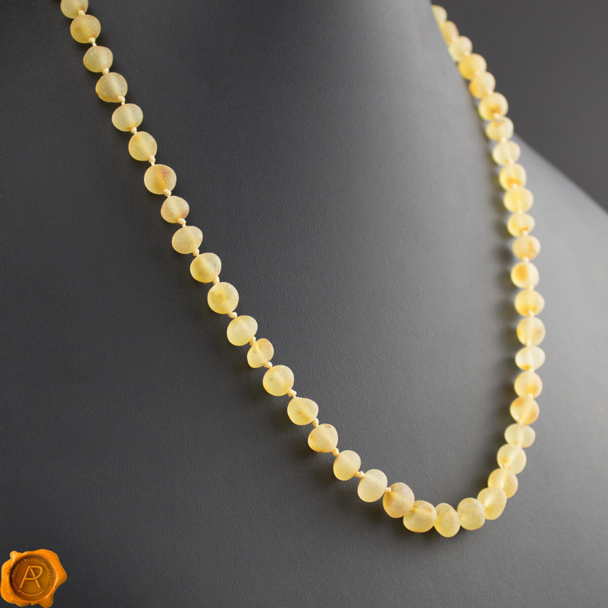 Raw Lemon Healing Amber Necklace - Image 1