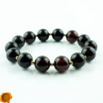 Cherry Amber Gold Bracelet