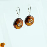 Amber Donut Earrings - Image 2