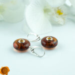 Amber Donut Earrings