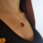 Cognac Amber Teardrop - Image 2