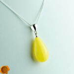 Amber Silver Teardrop - Image 3