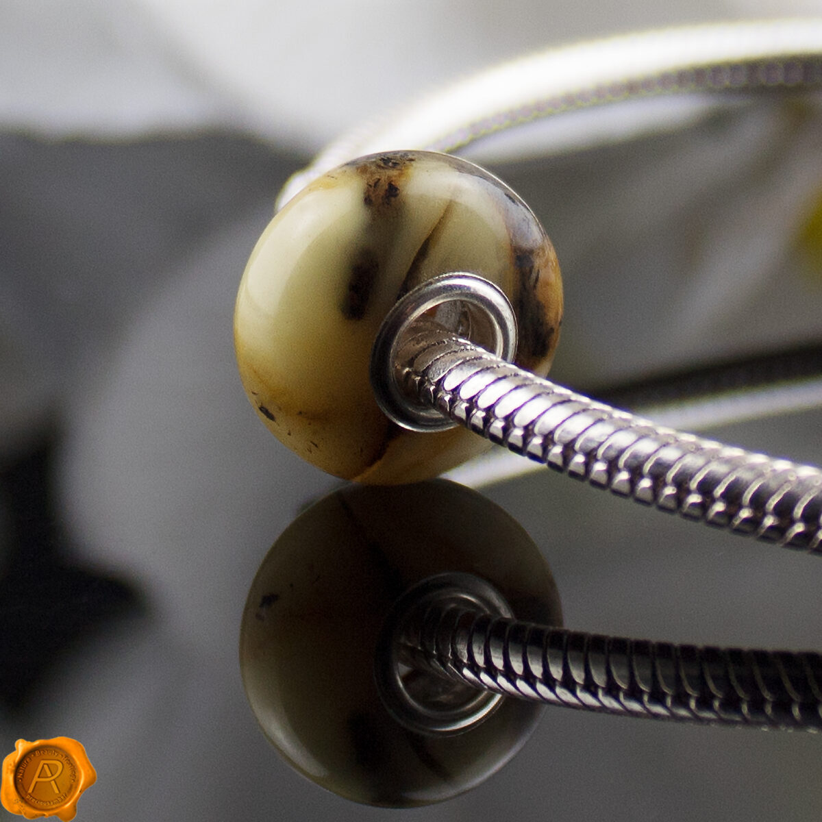 Marble Amber Charm - Image 2