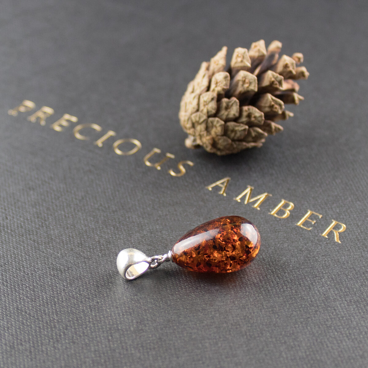Cognac Amber Teardrop - Image 5
