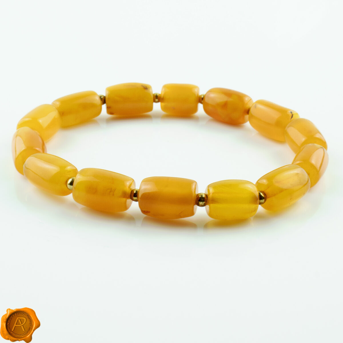 Beswax Amber Gold Bracelet - Image 7