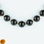 Black Cherry Amber Gold Necklace - Image 4