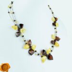 Amber Flower Necklace