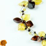Amber Flower Necklace - Image 5