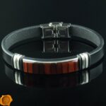 Amber Leather Bracelet - Image 2