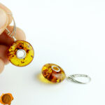 Amber Donut Earrings - Image 4