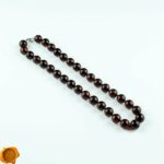 Black Cherry Amber Necklace - Image 6