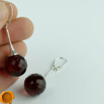 Luxurious Cherry Amber Earrings - Image 6