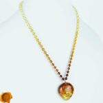 Luxury Amber Pendant Necklace - Image 7