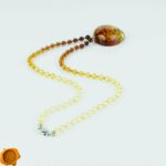 Luxury Amber Pendant Necklace - Image 4