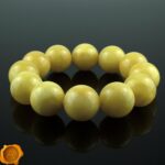 Exclusive Amber Sphere Bracelet 20mm - Image 3