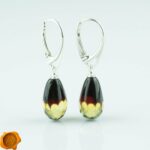 Faceted Amber Teardrops - Image 3