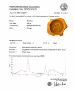 Raw Orange Amber Healing Necklace - Image 4