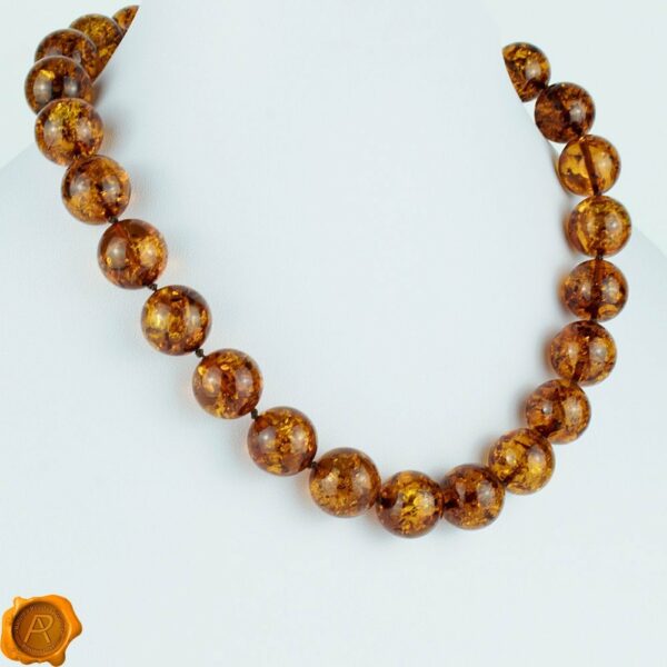 Exclusive Cognac Amber Necklace