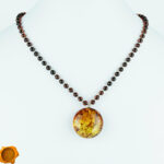 Luxury Amber Amulet Necklace - Image 3