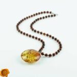 Luxury Amber Amulet Necklace - Image 6