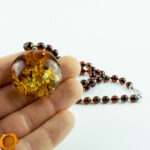 Luxury Amber Amulet Necklace - Image 8