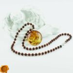 Luxury Amber Amulet Necklace - Image 9