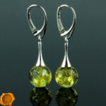 Lemon Amber Earrings - Image 4