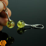Lemon Amber Earrings - Image 6