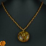 Luxurious Amber Amulet Necklace - Image 6