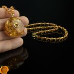 Luxurious Amber Amulet Necklace - Image 7