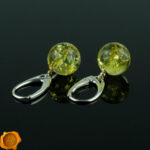 Lemon Amber Earrings - Image 4