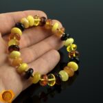 Amber Rainbow Gold Bracelet - Image 5
