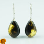 Green Amber Teardrops