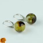 Earthy Amber Earrings - Image 3