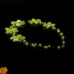 Butterscotch White Amber Flower Necklace - Image 6