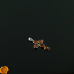Cognac Amber Cross Pendant - Image 2