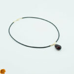 Amber Gold Choker Pendant - Image 6