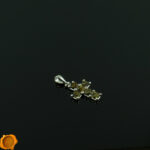 Green Amber Cross Pendant - Image 2