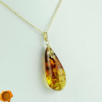 Cognac Amber Gold Teardrop - Image 3