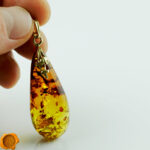 Cognac Amber Gold Teardrop - Image 5