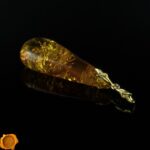 Cognac Amber Gold Teardrop - Image 2